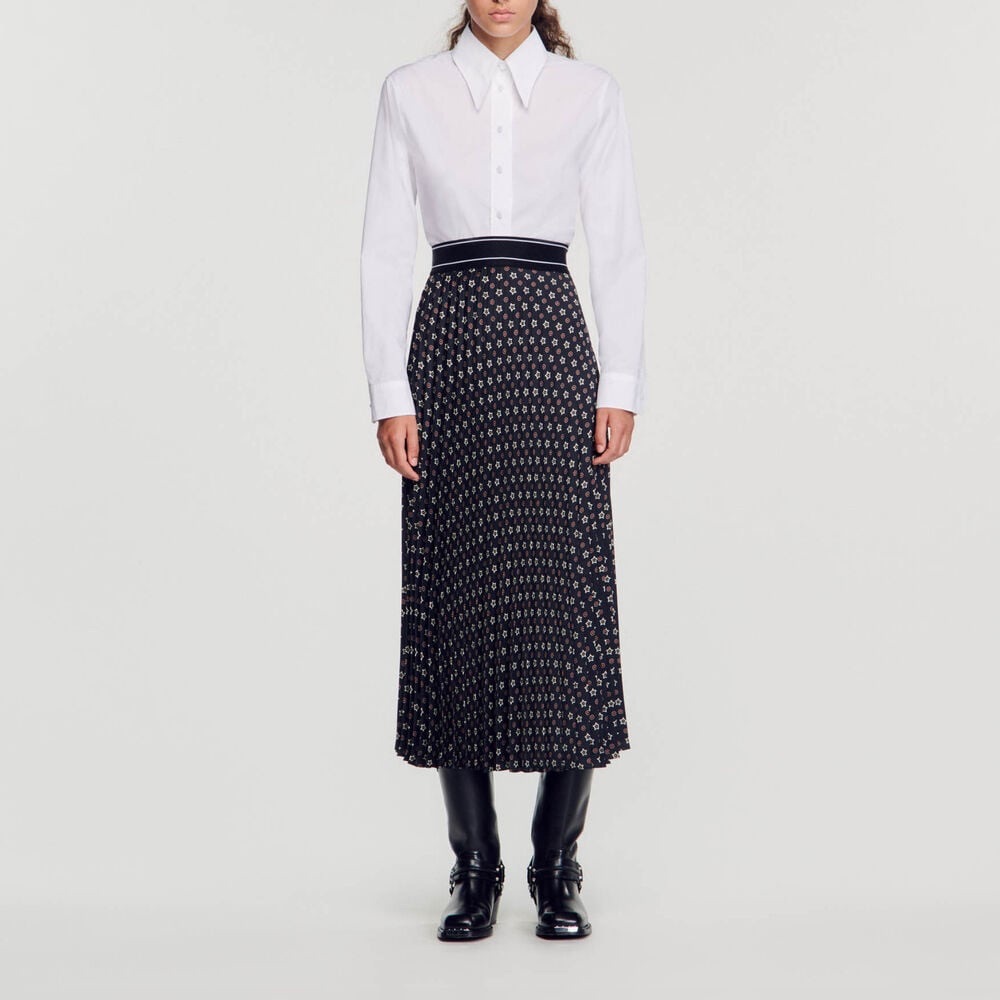 Sandro White Button Down Shirt